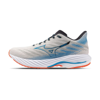 Mizuno Wave Rider 28 男鞋 灰藍色 波浪片 支撐 緩衝 運動 慢跑鞋 J1GC240357