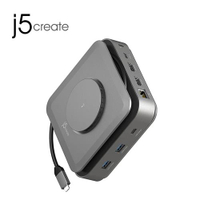 【現折$50 最高回饋3000點】   j5create 凱捷 JCD3199 USB-C PD3.1 雙4K無線充電多功能擴充基座