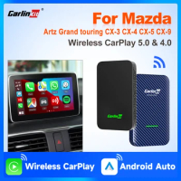 CarlinKit 5.0&amp;4.0 Wireless Android Auto CarPlay Adapter For Mazda 2 3 6 CX‑50 CX‑5 CX30 CX‑50 CX‑60 CX‑90 MX‑5 CX‑9 2018-2024