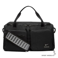 Nike 旅行袋 Utility Power 手提包 肩背包 大容量 氣墊 黑 CK2795-010