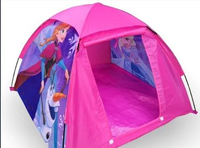 Tenda Anak Camping Bergambar Karakter Kartun Mainan Anak Frozen Pink