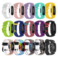 Silicone Wrist Strap For Fitbit Inspire 2 Kids Smart Watch Band For Fitbit Ace 3 Bracelet Watchband Accessory For Inspre2 Ace3