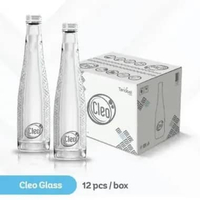 Air Murni Air Mineral Cleo GLASS 330mL 330 mL BOTOL BELING isi 12 per pack PREMIUM
