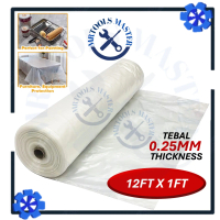Transparent Sheet Plastic MEMBRANE CANVAS PUTIK TUTUP LANTAI PE SHEET (12FT)