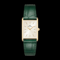 Bound 32x22mm Green Crocodile นาฬิกาสายหนังลายจระเข้ สีทอง