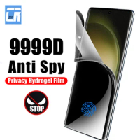 Anti-Spy Hydrogel Film for Samsung S23 Ultra S24 S22 Plus S21 S20 S10 S23FE Privacy Screen Protector for Galaxy Note 20Ultra 10