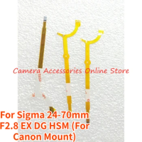Copy For Sigma 24-70mm F2.8 EX DG HSM (For Canon Mount) Lens Aperture Flex Diaphragm Flexible Cable Ribbon FPC 24-70 2.8 F/2.8