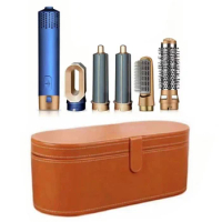 Leathers Storage Box Portable Carry Case Shockproof Bag For Pouch Organizer Dyson Airwrap Travel For Curling Iron Curling Stick