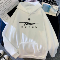 Tokio Hotel hoodies women long sleeve top anime y2k aesthetic Hood clothing female japanese clothes