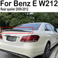For 2009-2012 Mercedes Benz E Class W212 4d E200 E260 E300 E350 R Style Rear Trunk Lid Boot Car Spoiler Wings Tuning Accessories