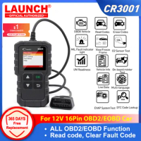 LAUNCH X431 CR3001 Code Reader Support OBDII / EOBD Creader 3001 OBD2 Car Diagnostic Tools Professional OBD 2 Scanner PK ELM327