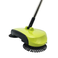 Multifunction Manual Hand-Push Sweeping Machine Non-Electric 360 Degree Rotating Floor Mop Broom Dustpan Household Cleaning