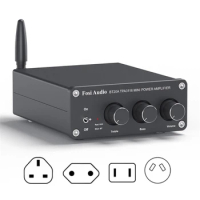Stereo Receiver Amplifier BT20A Sound Power Amplifier with Bass Treble Control 100Wx2 BT5.0 Mini Class D Amp