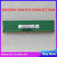 1 PCS For SK Hynix Memory 8G 8GB DDR4 1RX8 PC4-3200A ECC RAM HMA81GU7DJR8N-XN