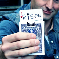 RISEN By James Conti (Gimmick And Online Instruction),Card Magic Trick,Close Up Magic Prop Illusion,Mentalism,Street Card Rising