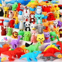 60Pcs Animal Erasers Desk s for Kids Pencil Bulk Puzzle Erasers Toys Gifts for Classroom PrizesGame 