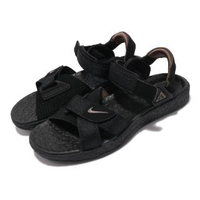 【NIKE 耐吉】涼鞋 ACG Air Deschutz 男女鞋 戶外 夏日穿搭 魔鬼氈 潮流 黑 灰(DC9093-001)