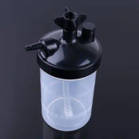 Plastic Oxygen Bubbler Bottle Humidifier Water Bottle for Oxygen Regulator Concentrator