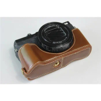 PU Leather Case For Canon G5X Mark II Camera Half Body Cover For Canon PowerShot G5X MarkII G5XII G5X2 G5XM2