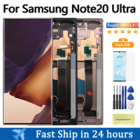 New OLED Display For Samsung Galaxy Note 20 Ultra 5G LCD Display N985F N986B Touch Screen Digitizer Note20 Ultra 5G N986U N986N