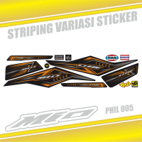 STRIPING VARIASI MIO M3 MIO Z STICKER MIO M3 MIO Z PHIL 005 07
