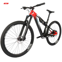 New Design Carbon Fiber Full Suspension Bike Mountain Bike 12 Speed 29 Inch M6100 Disc Brake Carbon MTB Bicycle