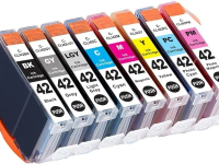 CLI-42 Ink Compatible Cartridge BK C M Y PC PM GY LGY for PRO-100