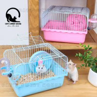1 Set Kandang Hamster Rumah Hamster Tempat Tidur Hamster Aksesoris Hamster