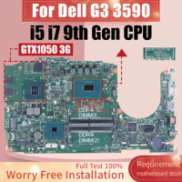 for Dell G3 3590 Laptop Motherboard 18839-1 0MFHW7 0GJ58G I5-9300H GTX1050 I7-9750H GTX1050 Notebook Mainboard