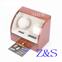 wooden watch winder with high gloss piano paint,automatic watch winder CNC automatic box on the watch chain shaking table