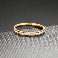 Cincin tunangan couple rings Cincin titanium wanita anti karat Cincin korea pria Perhiasan Aksesoris