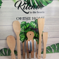 SET ALAT MASAK/KITCHEN SET/PERALATAN DAPUR/ALAT MASAK SET MURAH/PAKET PARALATAN DAPUR bahan Kayu - K