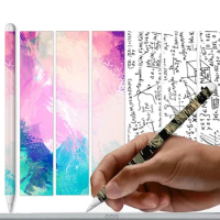 Cute For Apple Pencil 2 Stickers Scratchproof Ultra Thin Painted Sticker Skin Touch Stylus Pen Sticker Non-Slip Protective Paper
