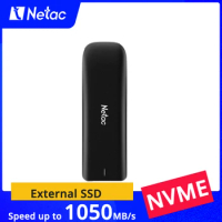 Netac Portable SSD 1TB 500GB External Hard Disk NVMe PSSD USB3.2 HD Shock-proof Portable Drive