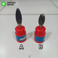 MATA TUNER CUNER BOR TUNER CUNER ROTARY BURRS KEPALA 12mm BATANG 6mm