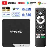 G7 Max S905X4 Smart TV Box Android 11 4GB 64GB 32GB 4K HD Google Play Youtube 5G Wifi Receiver Media Player TV Box Media Player
