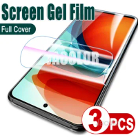 3PCS Hydrogel Screen Protector For Xiaomi Poco X3 NFC X4 GT Pro 5G Soft Protective Film Pocco X4Pro X 3GT 4GT 4Pro 3Pro 3NFC 5 G