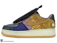 [28cm] 2019 限量發售 饒舌歌手 Travis Scott 設計 NIKE AIR FORCE 1 LOW CACTUS JACK 黑咖啡 ASTROWORLD 遊樂園 AF 1 (CN2405-900) !