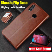Bao Da, Khe Cắm Thẻ, Thích Hợp Cho Honor 10 Lite HRY-LX1 LX2 LX1MEB, Thiết Kế Ví Cổ Điển, Lật Gập Đơ