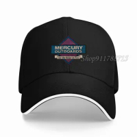 Vintage baseball cap Mercury Outboards Graphic Stripes Set The Water On Fire Print 80s 90s Streetwear Fashion Made In USA