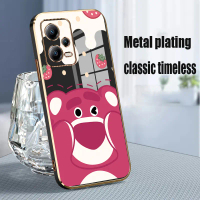 Strawberry bear Lotso phone case for Xiaomi Poco X5[5G],bear pattern,cute,TPU material,bear,cover Po