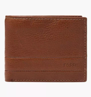 Fossil Fossil Lufkin Passcase Brown Leather Dompet Pria - SML1394-210