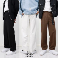 Baggy pants กางเกงแสล็คเอวสูงทรงกระบอกกลาง คําแนะนําผลิตภัณฑ์ใหม่ของเดือนนี้