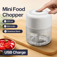 Portable Food Chopper Mini Elektrik Garlic Masher -