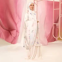 Lozy Hijab - Lesti Prayer Set Series 2 (Mukena Bahan Silk Set Pattern Motif 2in1 Koleksi Raya Lebara