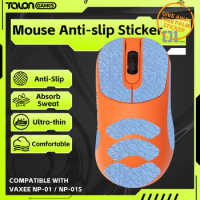 Blue TALONGAMES Mouse Grip Tape For VAXEE NP-01 / NP-01S Mouse,Palm Sweat Absorption, All Inclusive Wave Patter Anti-Slip Tape
