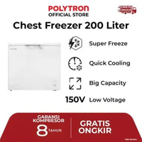 POLYTRON Chest Freezer 200 Liter PCF 218-3