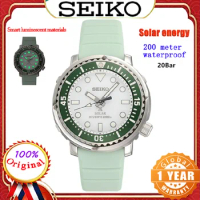 Seiko Original Quartz Watch Women's Solar Energy System Sports Diver Waterproof 20Bar Intelligent Luminescent Wrist Watchs