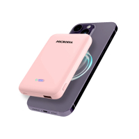 Xpower Octopus Mini 5000mAh 自帶强力吸盤無綫充電行動電源 x 2 (兩隻捆) 粉紅色