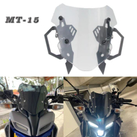 Motorcycle Accessories Screen Sports WindScreen Windshield Deflector For YAMAHA MT15 MT-15 2022 YZF MT15